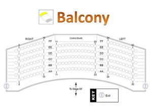 Palladium Theater Balcony seating chart